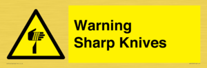 Warning Sharp Knives